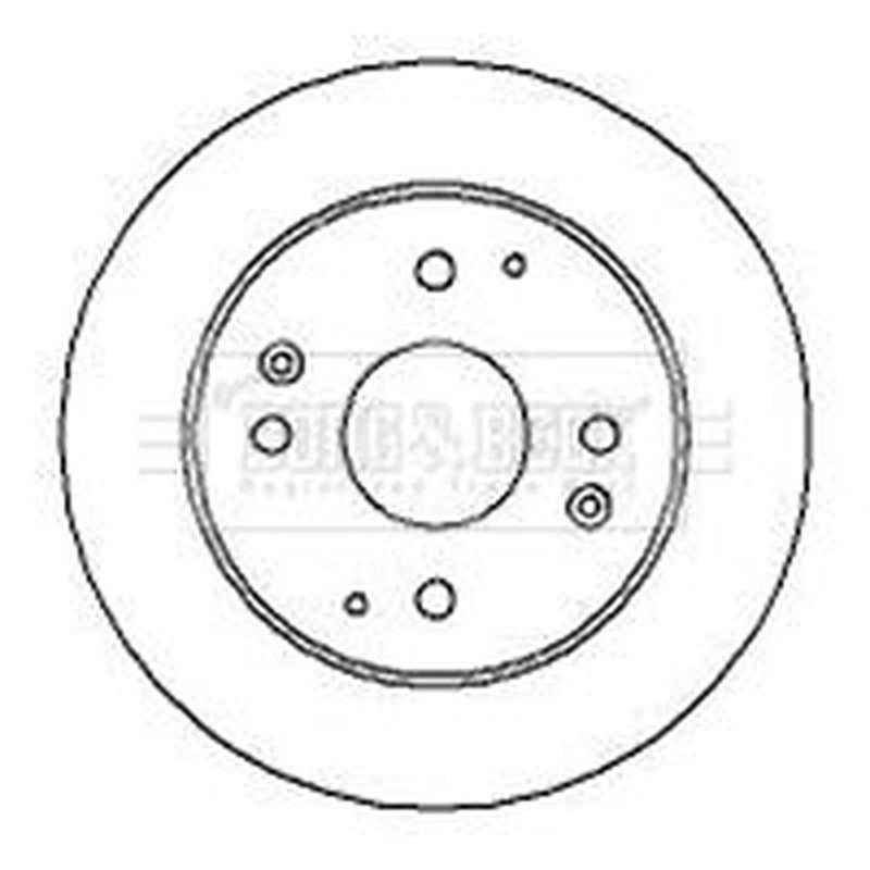 Borg & Beck Front & Rear Brake Discs & Pads fits Honda Accord 1990-1996 2.0 2.3