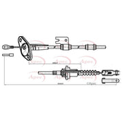 Apec Clutch Control Cable Pull CAB5011