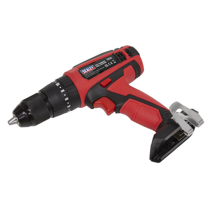 Sealey Combi Drill13mm 20V SV20 Series Body Only CP20VDD Sealey - Dynamic Drive