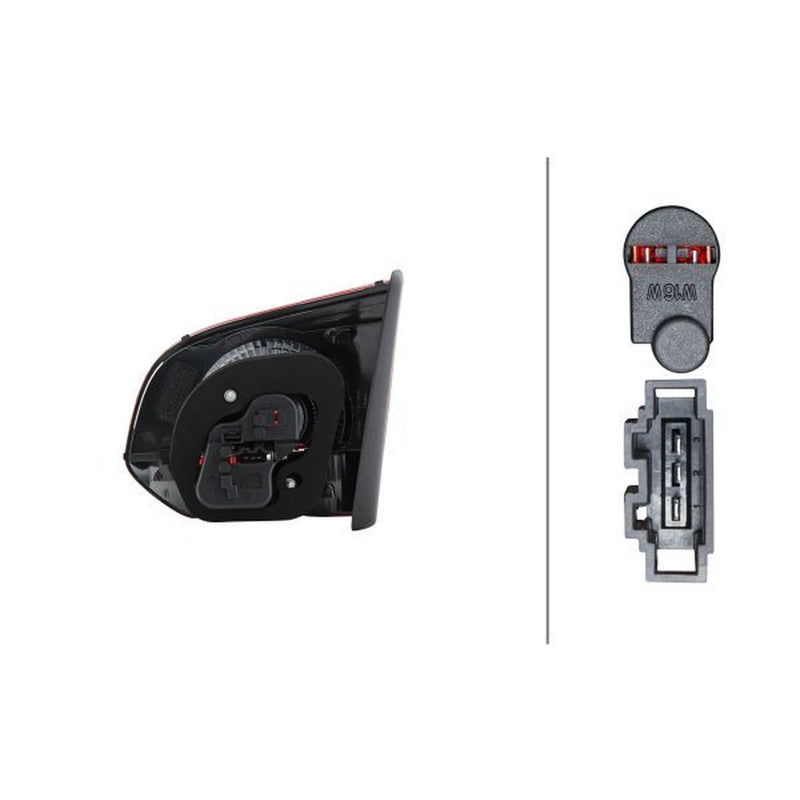 Hella Tail Light / Lamp W21W Left fits VW Golf VI 2008-2013