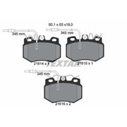 Textar Front Brake Pad Set 2161403