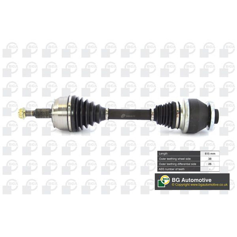 BGA CV Drive Shaft Driveshaft Front Left fits VW Multivan 2003-2015 2.0 2.5 3.2