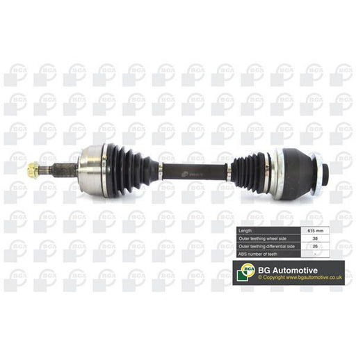 BGA CV Drive Shaft Driveshaft Front Left fits VW Multivan 2003-2015 2.0 2.5 3.2