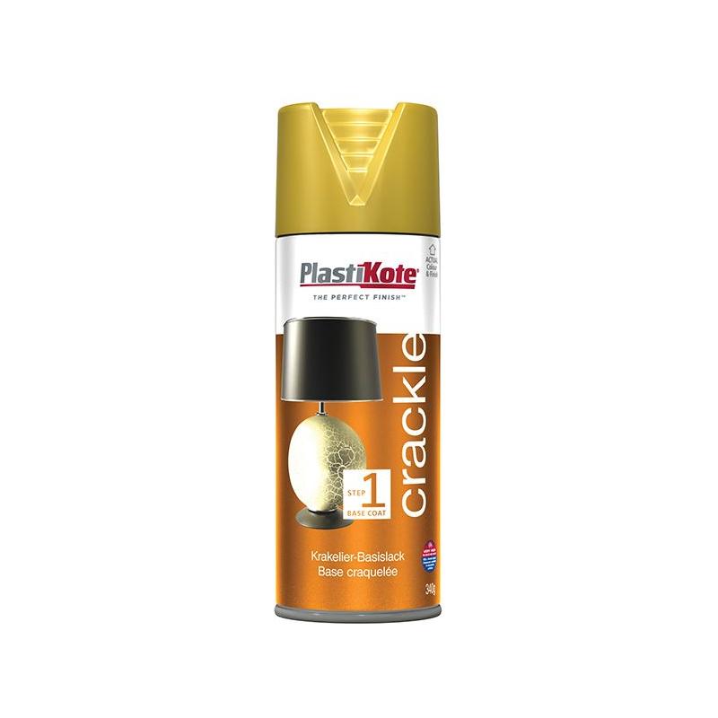 Plastikote Crackle Touch Spray Gold Base Coat 400ml PlastiKote - Town Tools
