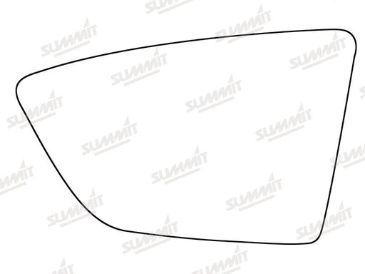 Summit Stick-On Standard Mirror Glass fits Seat Leon 12 on LHS Summit - Bars 4 Cars