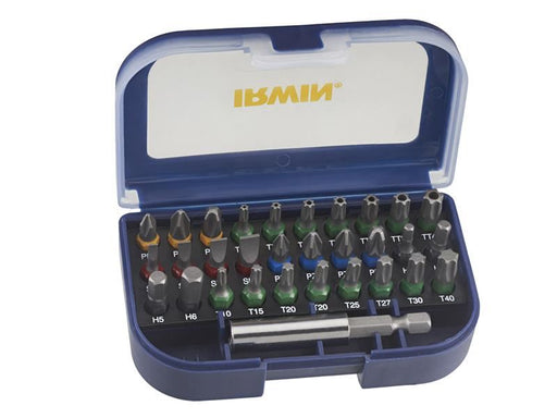 Irwin® Colour Coded Screwdriver Bit Set, 31 Piece IRWIN® - Dynamic Drive