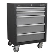 Sealey Modular 5 Drawer Mobile Cabinet 650mm APMS58 Sealey - Dynamic Drive