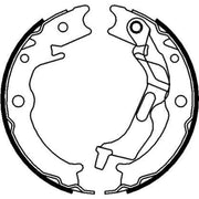 Mintex Parking Brake Shoe Set fits Chevrolet Epica 2005-2011 2.0 2.5
