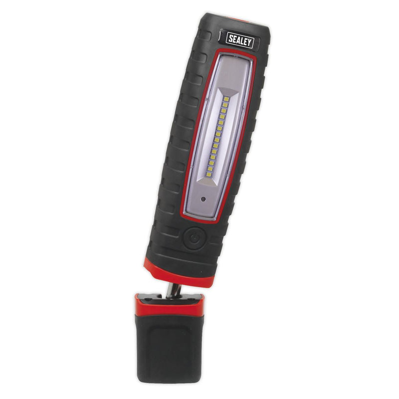Sealey Rechargeable 360 Inspection Light 14 SMD LED & 3W SMD LED Black Lithium-i Sealey - Dynamic Drive