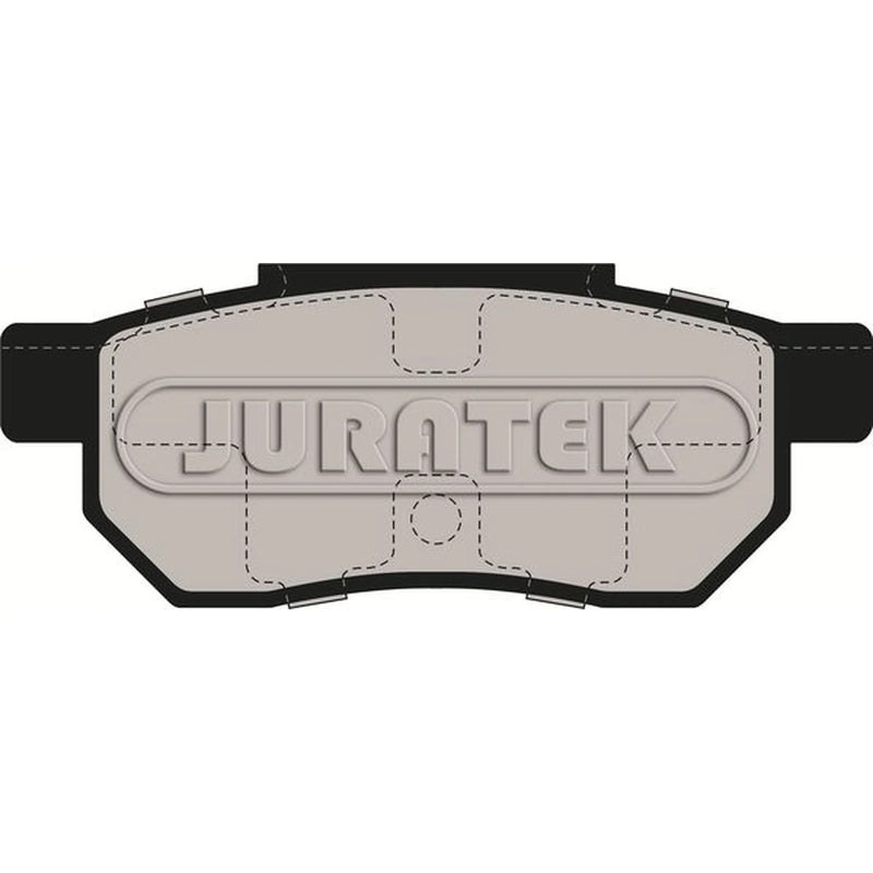 Juratek Front & Rear Brake Discs & Pads fits Honda Jazz II 2002-2008 1.2 1.3