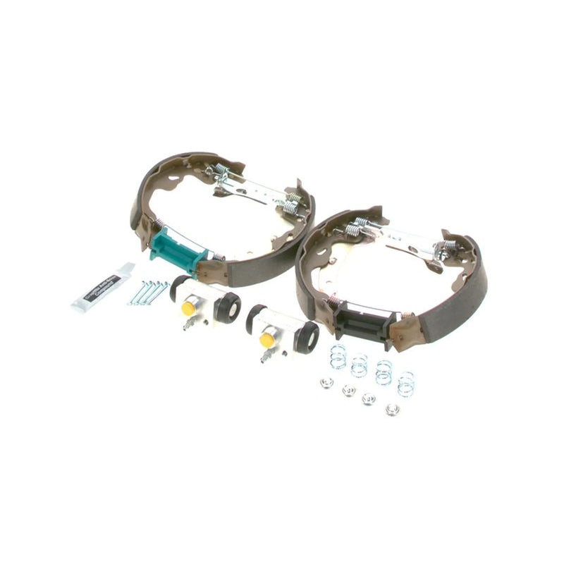 Bosch Brake Shoe Set Axle Kit fits Toyota Yaris/Vitz 2001-2005 1.0 1.3 1.4