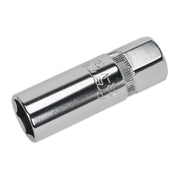 Sealey Spark Plug Socket 16mm 3/8"Sq Drive S38SP10 Sealey - Dynamic Drive