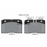 Textar Front Brake Pad Set 2104801