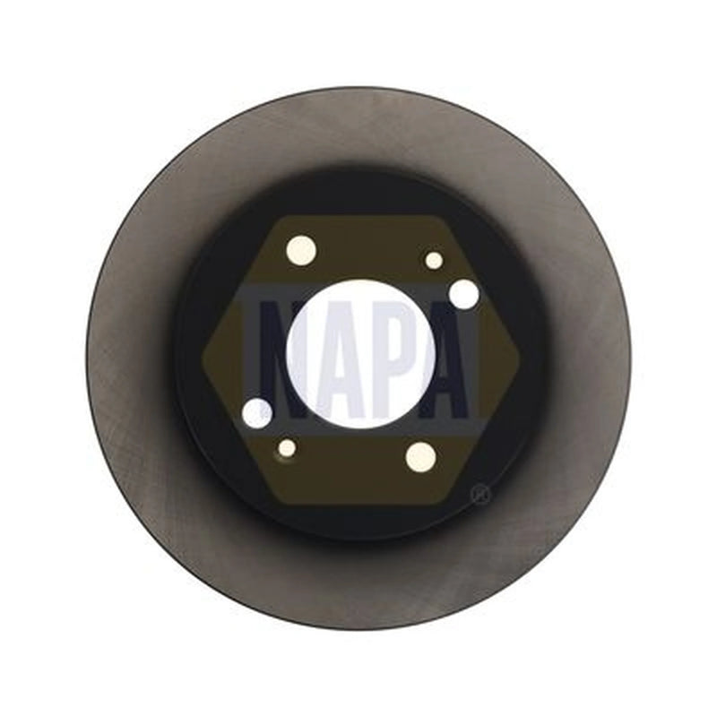 NAPA Rear Brake Solid Discs & Pads fits Kia Picanto II 2011-2017 1.0 1.2