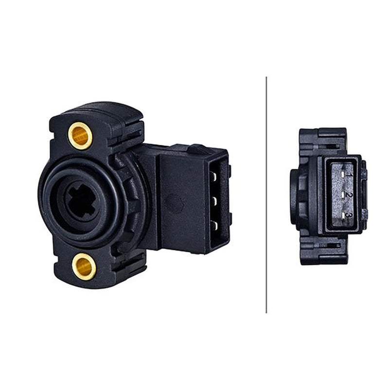 Hella Throttle Position Sensor fits VW Golf 1992-1997 2.8