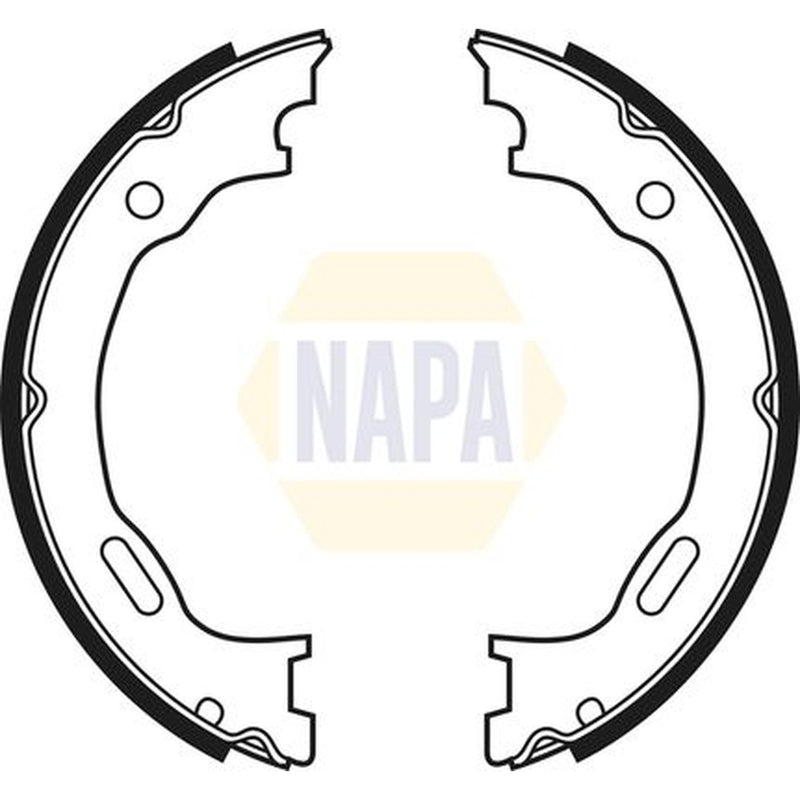 NAPA Parking Brake Shoe Set fits Chrysler 300C 2004-2023 3.0 3.5 5.7