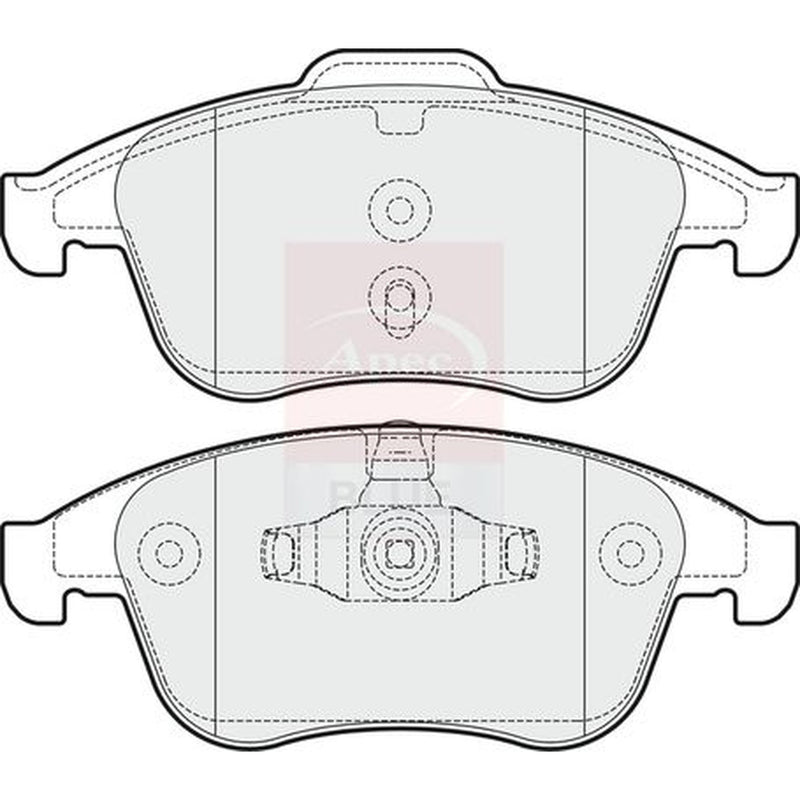 Apec Front Brake Discs & Pads fits Renault Scénic III 2009-2016 1.4 1.5 1.6 1.9