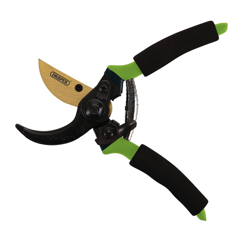 Draper Bypass Secateurs with Foam Grips, 203mm 09963 Draper - Dynamic Drive