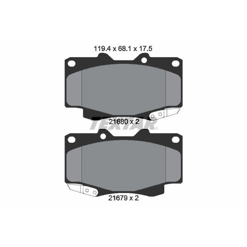 Textar Front Brake Pad Set 2168003