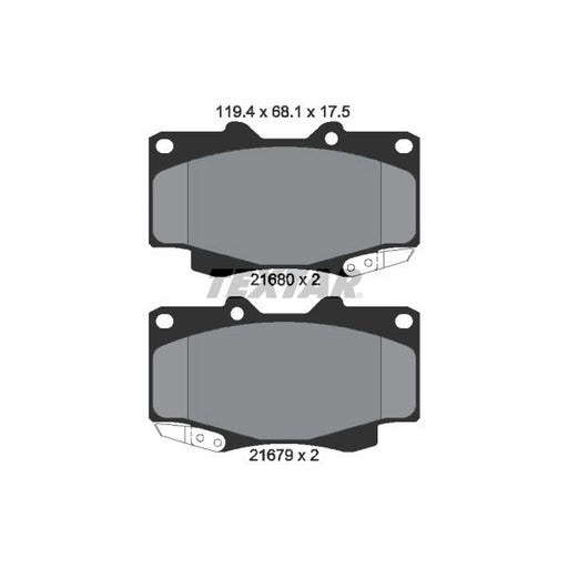 Textar Front Brake Pad Set 2168003