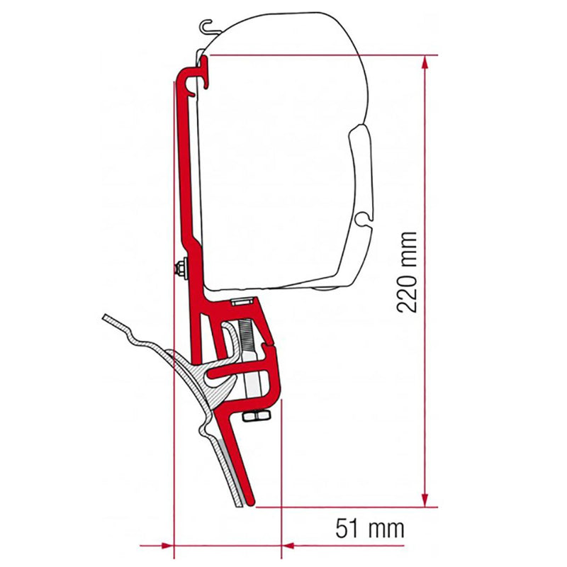 Fiamma Kit Brandrup VW T4 Fiamma - Dynamic Drive