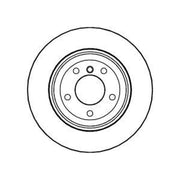 Abtex Rear Brake Vented Discs & Pads fits BMW 3 2000-2005