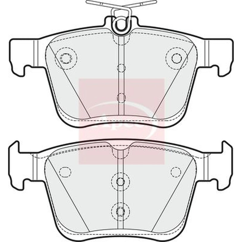 Apec Rear Brake Pad Set PAD1903