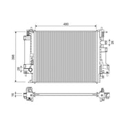 Valeo Engine Radiator 701288