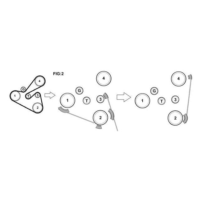 Laser Multi V-Belt Pulley Alignment Tool 7644 Laser - Dynamic Drive