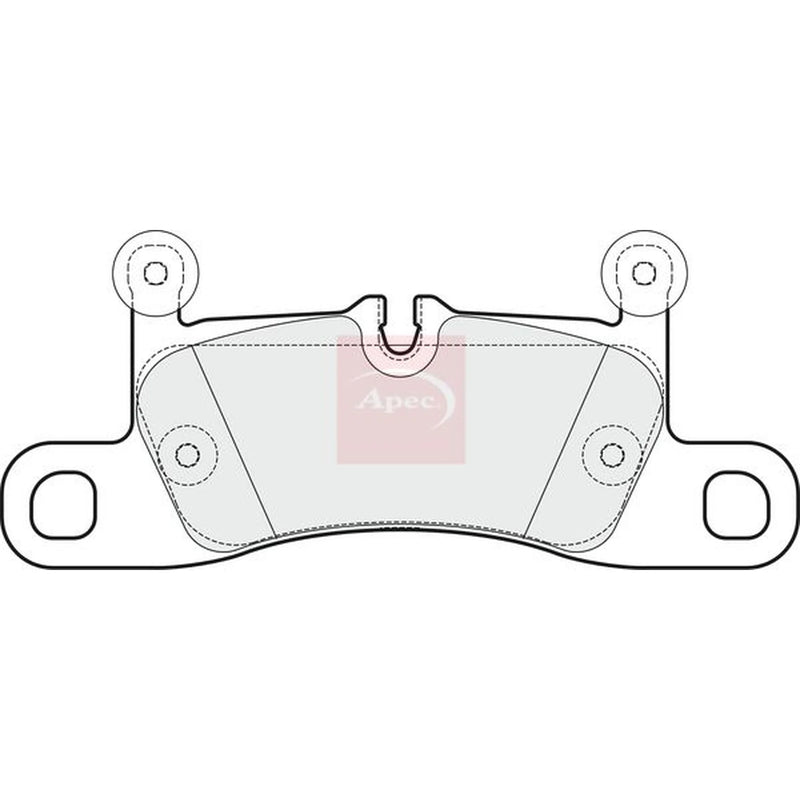 Apec Rear Brake Pad Set PAD1796
