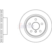 Fahren 2 x Vented Front Brake Discs FBD6795-x2