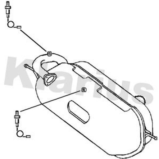 Klarius Diesel Particulate Filter T/A fits Smart Fortwo 2007 on