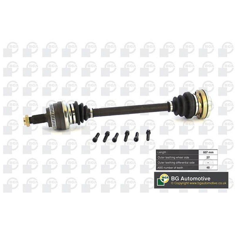 BGA CV Drive Shaft Driveshaft Rear Left fits BMW 1 2004-2013