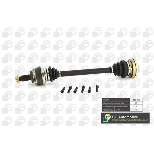 BGA CV Drive Shaft Driveshaft Rear Left fits BMW 1 2004-2013