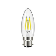 Energizer® LED BC (B22) Candle Filament Non-Dimmable Bulb, Warm White 250 lm 2.3W Energizer® - NN4 Online