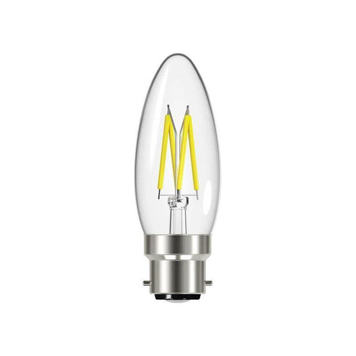 Energizer® LED BC (B22) Candle Filament Non-Dimmable Bulb, Warm White 250 lm 2.3W Energizer® - NN4 Online