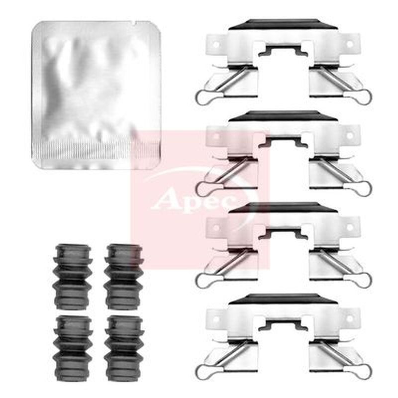 Apec Brake Pad Accessory Fitting Kit Front fits Suzuki Baleno 2016 on 1.0 1.2