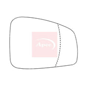 Apec Exterior Wing Mirror Glass Right fits Renault Fluence 2010 on 1.5 1.6
