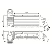 Valeo Intercooler (Charge Air Cooler) 881605