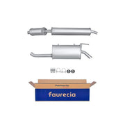 Hella End Silencer Rear fits Fiat Multipla 1999-2000 1.6
