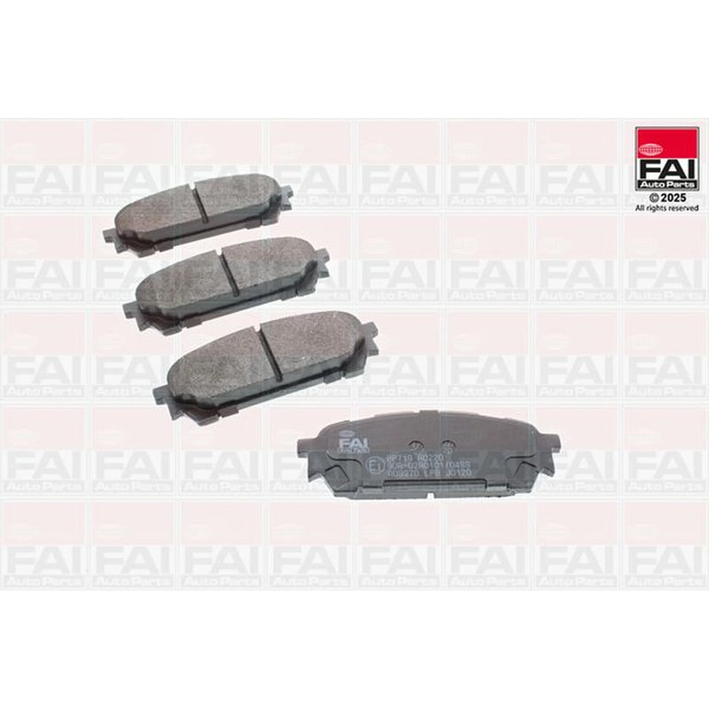 FAI Rear Brake Solid Discs & Pads fits Subaru Impreza 2006-2007 1.5