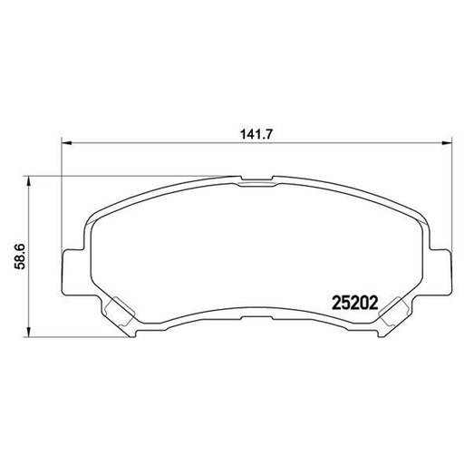 Brembo Front & Rear Brake Discs & Pads fits Nissan Qashqai I 2006-2013