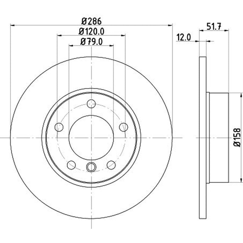 Mintex Front & Rear Brake Discs & Pads fits BMW Z3 Roadster 1995-2003 1.8 1.9