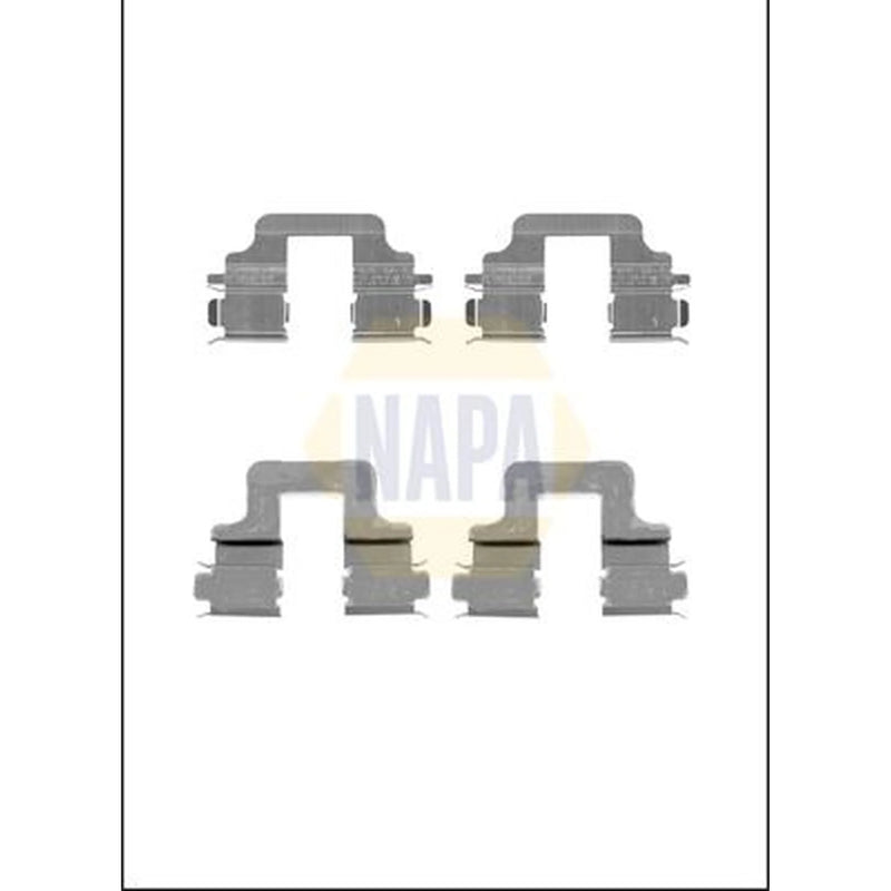 NAPA Brake Pad Accessory Fitting Kit Rear fits Ford Galaxy 2006-2015 2.0