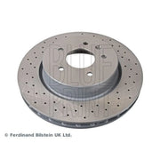 Blue Print 2 x Vented Rear Brake Discs ADJ134341
