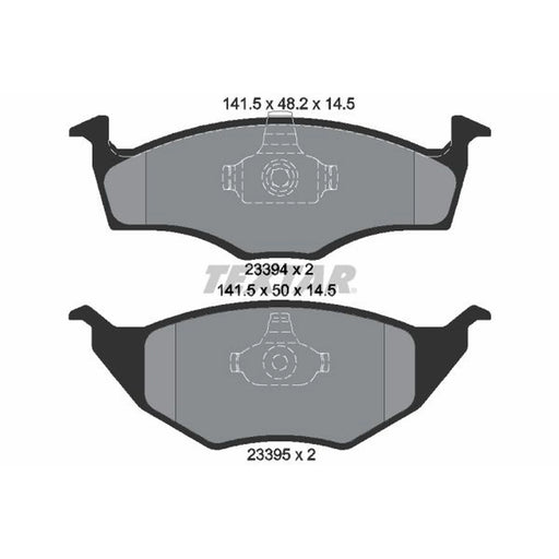Textar Front Brake Pad Set 2339402