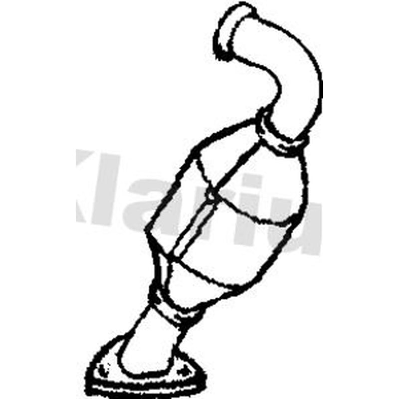 Klarius Catalyst Type Approved With Pipe Front fits Opel Astra H 2004-2010 1.9