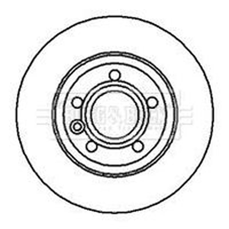 Borg & Beck Front & Rear Brake Discs & Pads fits Ford Galaxy 2000-2006 2.3