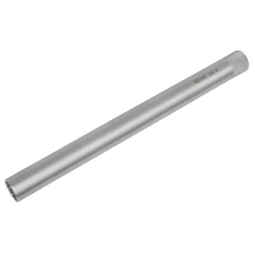 Sealey Spark Plug Socket 16mm 3/8"Sq 12-Point Magnetic Drive 250mm Long AK6552 Sealey - Dynamic Drive