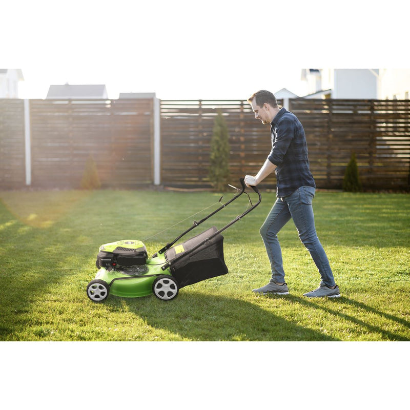 Dellonda 132cc 16"/40cm Hand-Propelled Petrol Lawnmower - 4-Stroke Dellonda  - Dynamic Drive